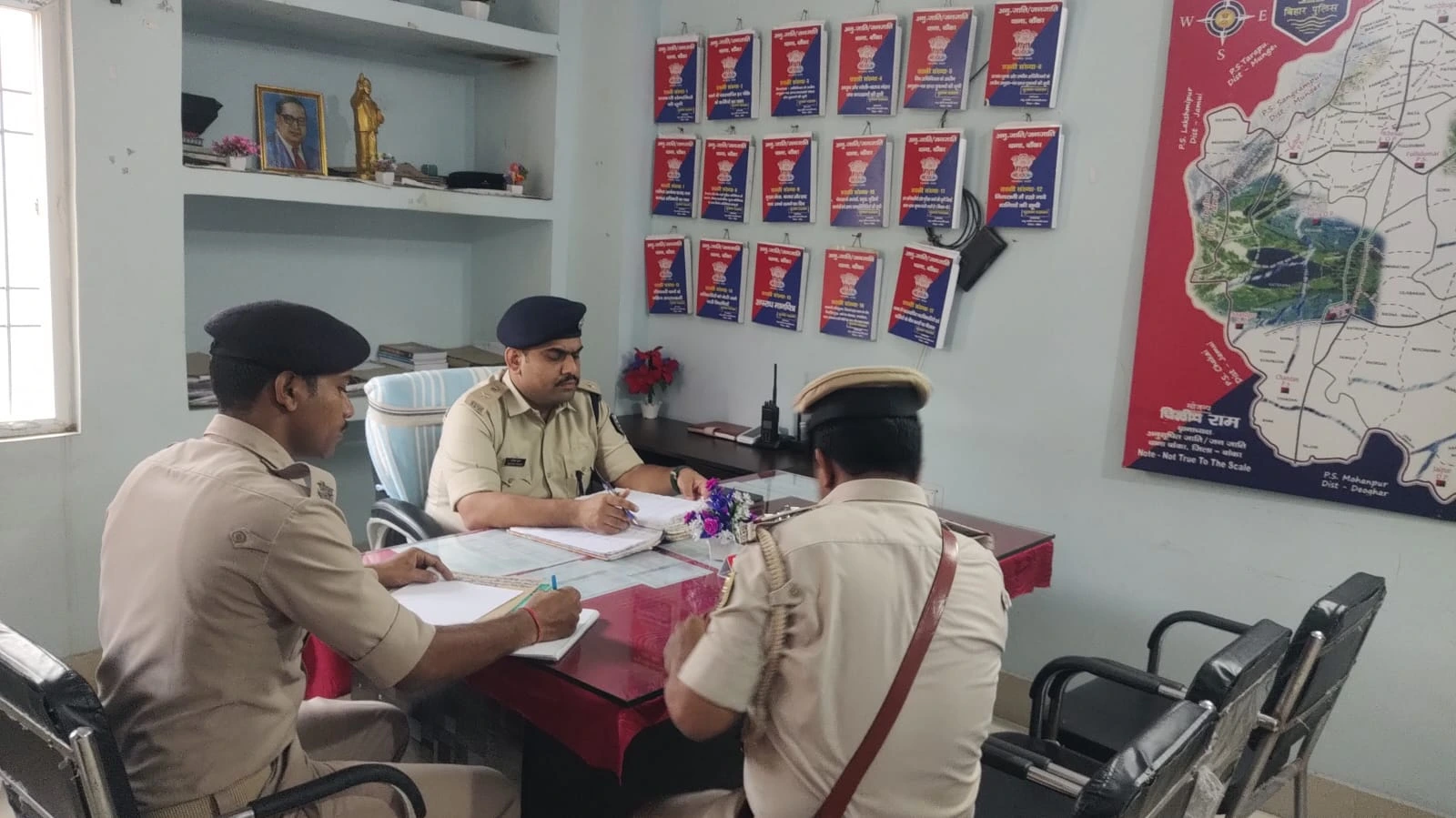 *एससी/एसटी थाना का एसपी ने किया वार्षिक निरीक्षण*