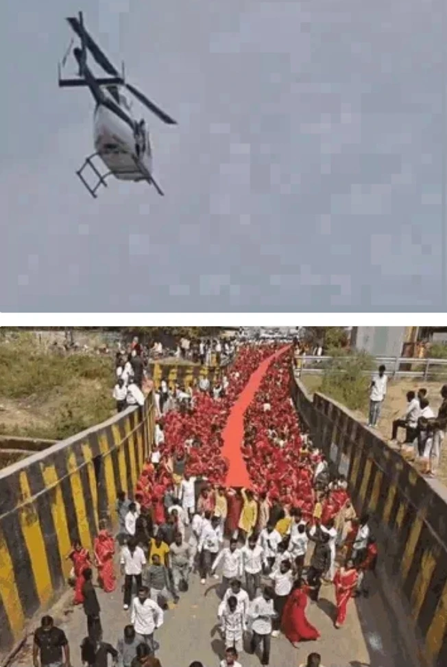 सीहोर में निकली चुनरी यात्रा, 151 मीटर चुनरी और पुष्प वर्षा से भक्तिमय हुआ माहौल