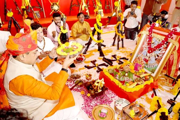 मुख्यमंत्री यादव ने शस्त्र पूजन को बताया संस्कृति का प्रतीक