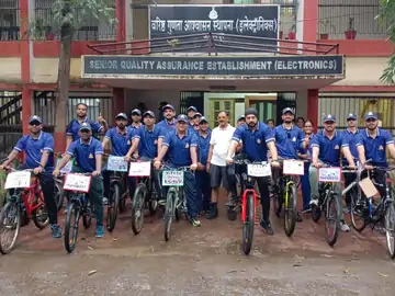 जबलपुर में डीजीक्यूए की साइकिल रैली में 70 प्रतिभागियों ने हिस्सा लिया