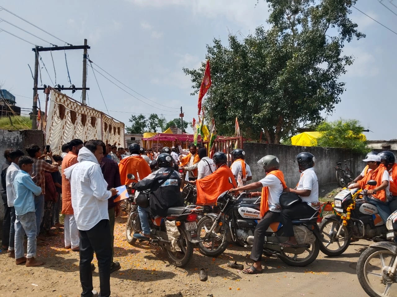 सीहोर में सेवा संकल्प यात्रा का नागरिकों ने किया स्वागत